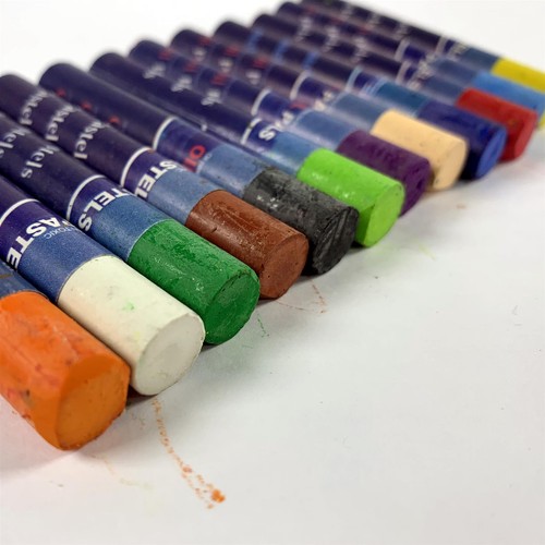 Oil pastels crayons bright - oil,