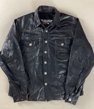 Vintage Leather Trucker Jacket