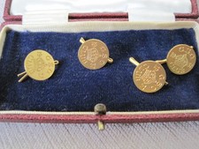 Vintage Antique  Dress Shirt Studs G.S.O Club  1937