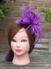 Hobbs Fascinator Clip - Purple
