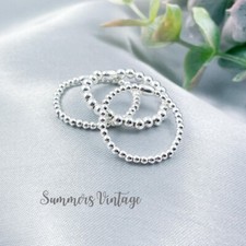 Sterling Silver Beaded