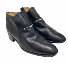 Parlanti Booties Black Leather