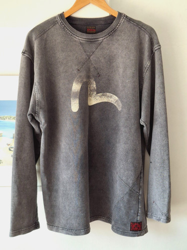 Evisu sweatshirt mens 2xl - sweatshirt,
