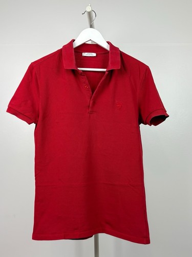 Versace collection red polo - versace,