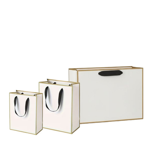 Luxury white gift bags - gift, with