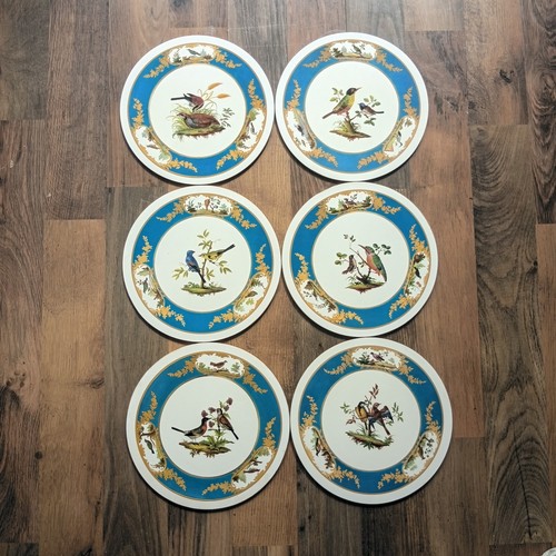 Set vintage cork backed - set, 6