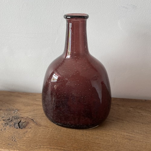 Hadeland vintage glass bottle - glass,