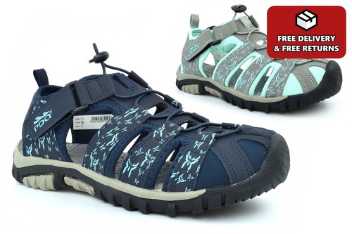 Pdq ladies closed toe - closed, sandals