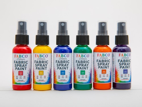 Fabric spray paint 50mlx6 - spray,