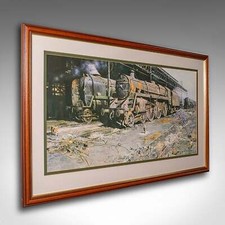 Vintage Locomotive Print