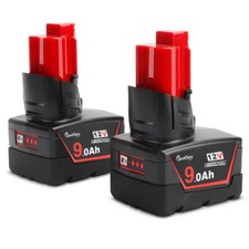 2pc 12V 9.0Ah Li-ion Battery