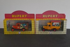 2 Lledo Days Gone Rupert Collection Diecast Chevrolet Van 21045 & Box Van 51010