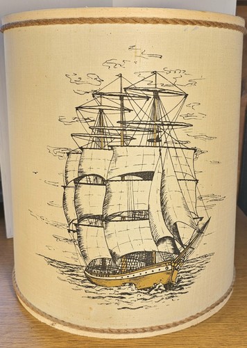Vintage large sailboat ship - large,