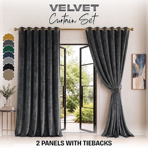 Warm thick blackout curtains - blackout,