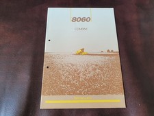 New Holland 8060 combine harvester original tractor brochure 1986 with 20 pages
