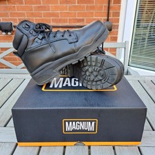 Magnum Patrol CEN Unisex Leather Boots Black Military Police Security UK 6
