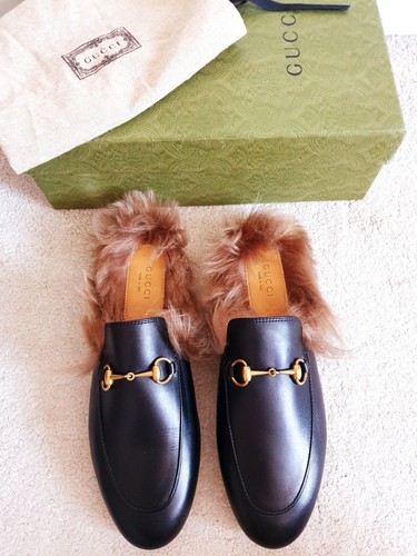 New gucci princetown black - new,