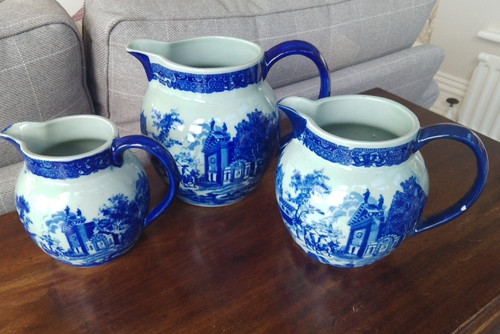 Victoria ware blue and - x,
