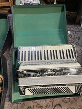 Lorenzo Accordion Black And White In Working Order
