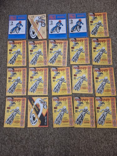 Hackney speedway programmes - hackney,