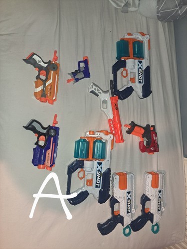Nerf guns shot blasters - guns, x