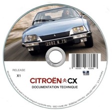 Citroen CX I & II (1974-1991) Workshop Manual on CD