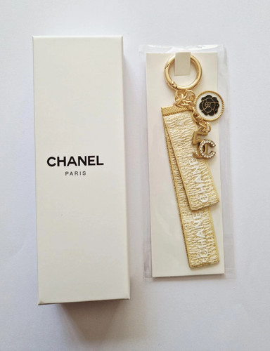 Chanel keyring gold tone bag - keyring,