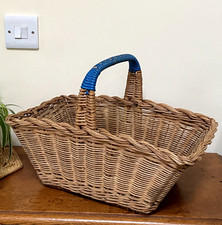 Vintage 1950s Wicker Shopping