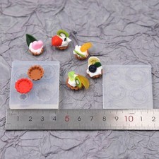 Mini Silicone Mold Epoxy Resin Molds DIY Ornaments Dessert Mould