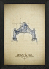 Babylon 5 StarFury Framed Wall