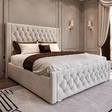 Ottoman Winged Bed Frame Plush