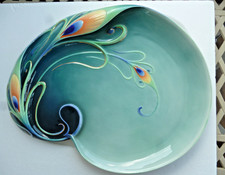 NEW Franz Porcelain Peacock