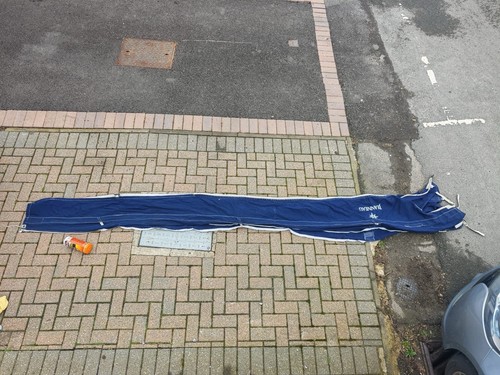 Yacht mainsail blue stackpack - blue,