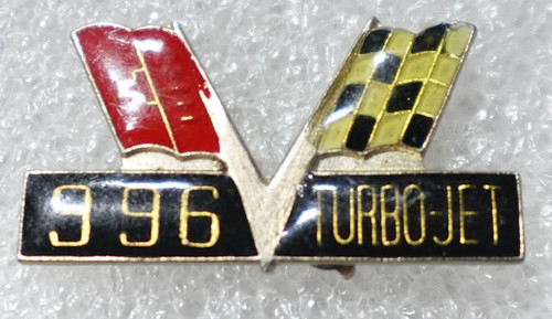 Chevrolet 396 turbo jet emblem - chevrolet, turbo-jet