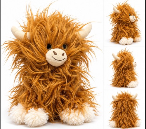 Highland cow plush soft - 12",