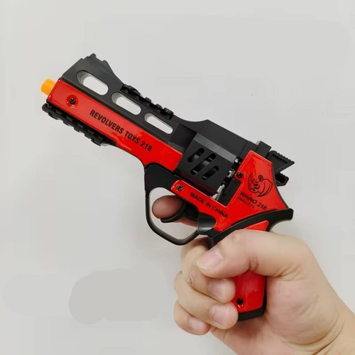 Toy revolver role - toy, gun