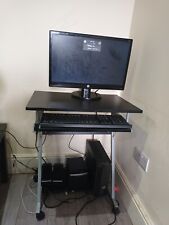 Computer Desk PC Laptop Study Table Home Office Workstation Shelf with table