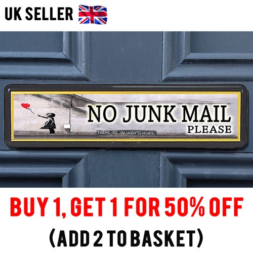 Junk mail sticker - no,