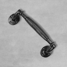 Heavy Duty Contemporary Black 259mm Metal Door Furniture Pull Handle (XH087)