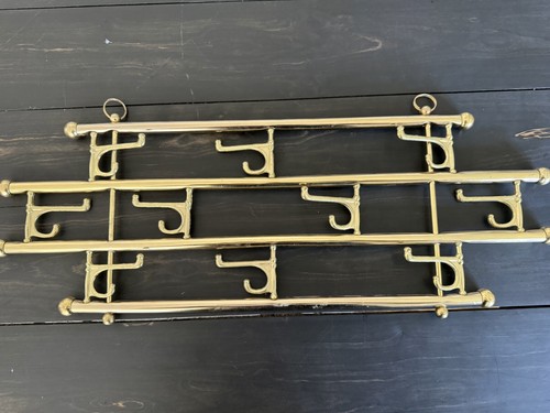 Vintage plated brass - brass, 10