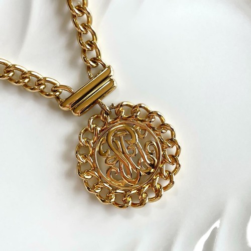 Monet vintage large gold - monet, chain