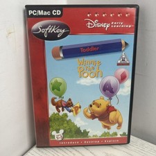 Toddler Winnie The Pooh PC Game, Softkey Disney Early Learning, Vintage Rare CD