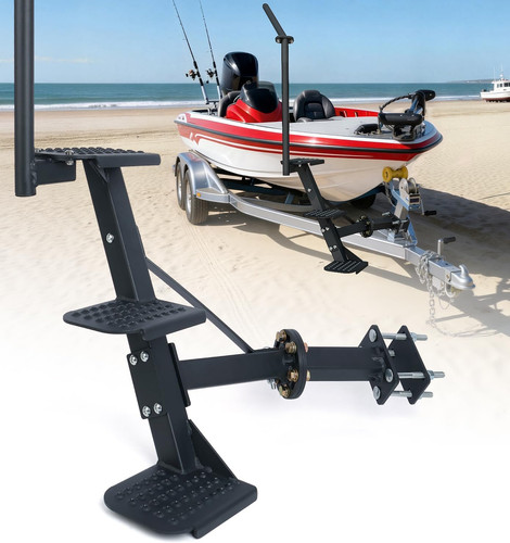 Heavy duty boat trailer steps - boat,