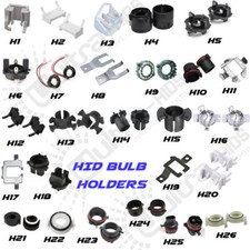 2x HID Bulb Holders Headlight Adapter for fitting aftermarket Led Kits UK STOCK