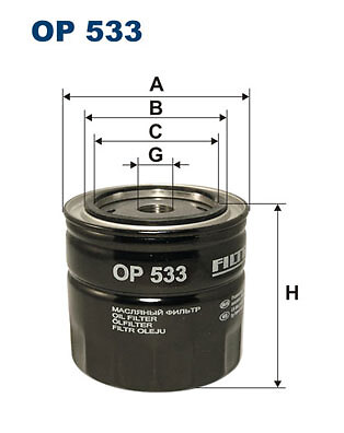 Filtron 533 oil filter - filter, for