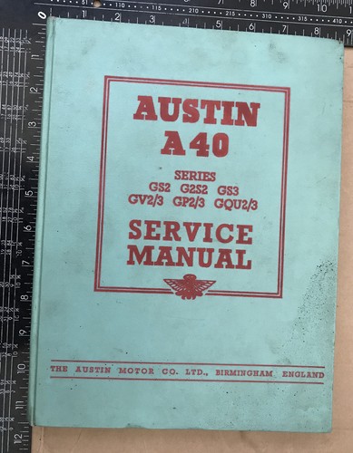 Austin a40 service manual 1954 - a40,