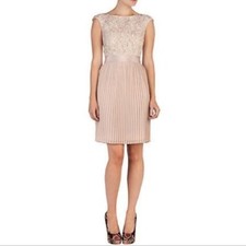 Ted Baker Aliana Neutral/Pale Pink Cocktail Dress 0