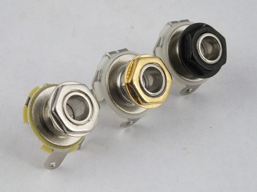 Jack socket in chrome - 1/4",