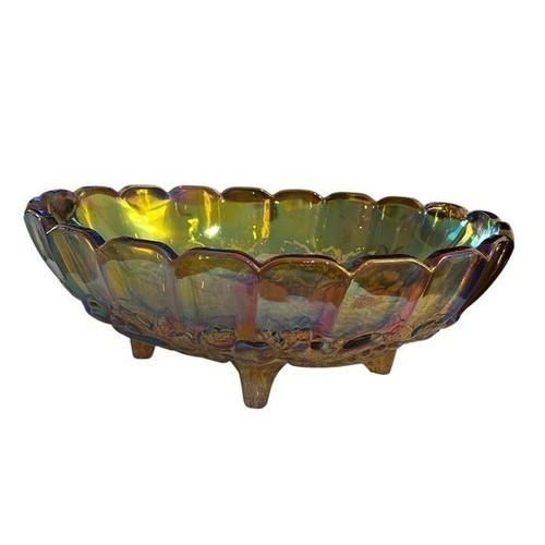 Indiana amber carnival glass - amber,