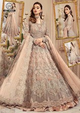 Pakistani/Indian  Long Maxi Dress with Dupatta for Women Party Wear Maria B